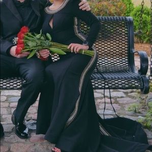 Black Corset Prom dress